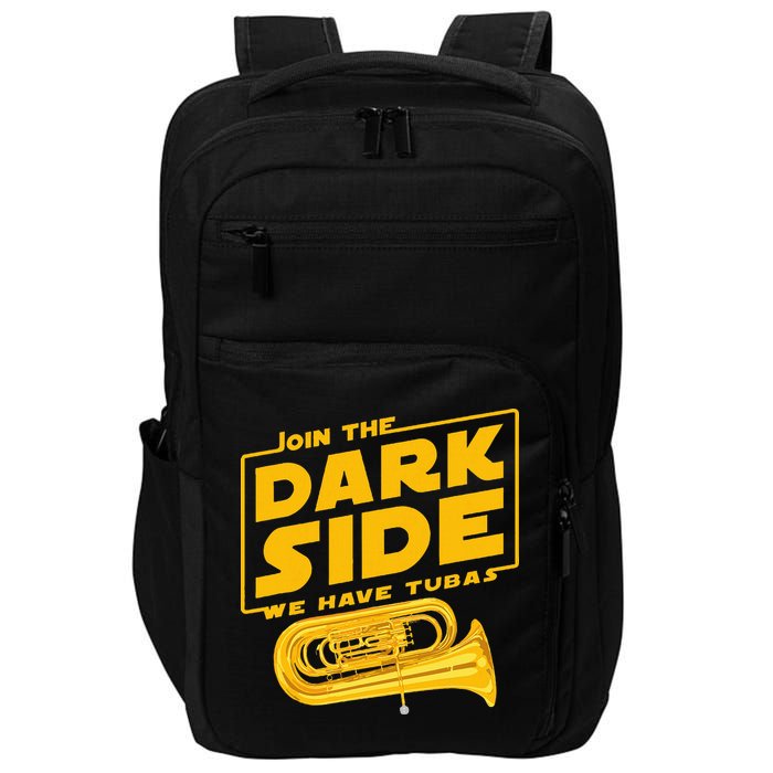 Join The Dark Side Tuba Player Impact Tech Backpack