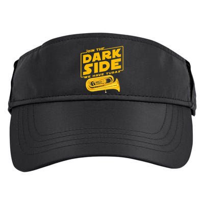 Join The Dark Side Tuba Player Adult Drive Performance Visor