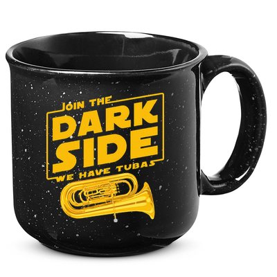 Join The Dark Side Tuba Player 15oz Campfire Ceramic Mug