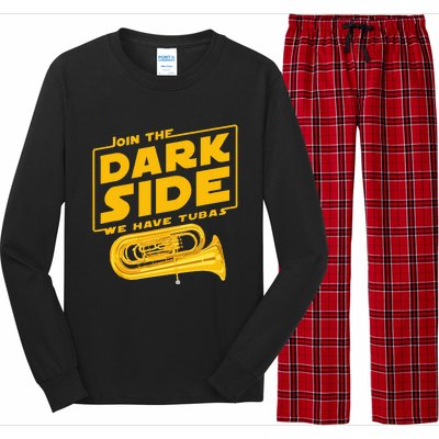 Join The Dark Side Tuba Player Long Sleeve Pajama Set