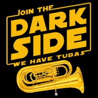Join The Dark Side Tuba Player 16 in Basic Backpack