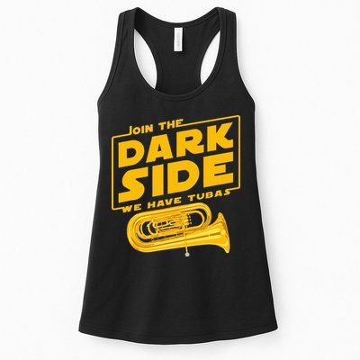 Join The Dark Side Tuba Player Womens Tank Top