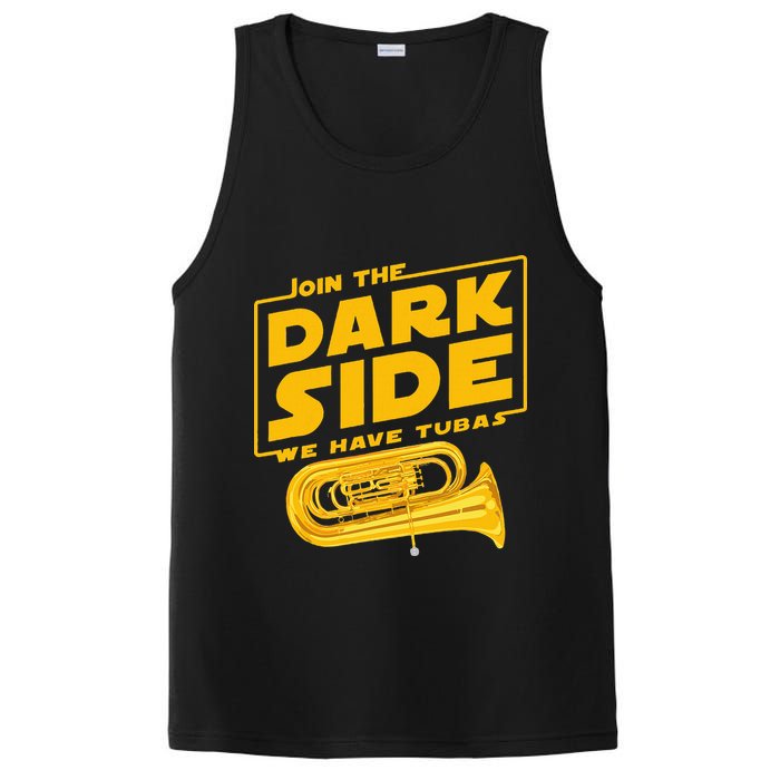 Join The Dark Side Tuba Player PosiCharge Competitor Tank