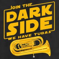 Join The Dark Side Tuba Player Trucker Hat