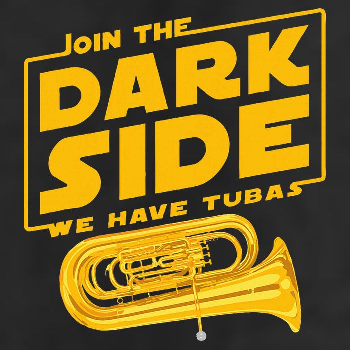 Join The Dark Side Tuba Player Trucker Hat