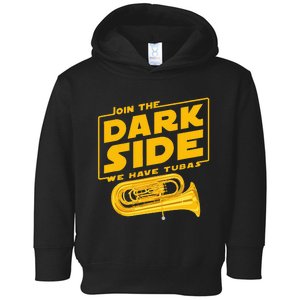 Join The Dark Side Tuba Player Toddler Hoodie