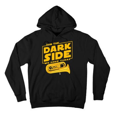 Join The Dark Side Tuba Player Tall Hoodie