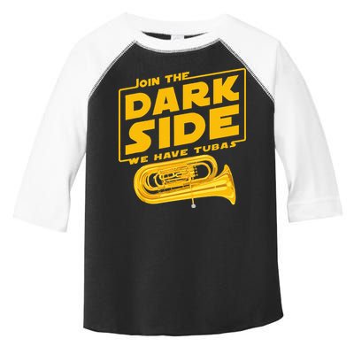 Join The Dark Side Tuba Player Toddler Fine Jersey T-Shirt