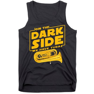 Join The Dark Side Tuba Player Tank Top