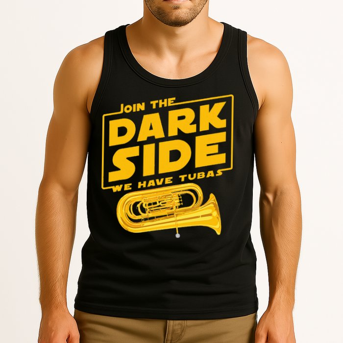 Join The Dark Side Tuba Player Tank Top