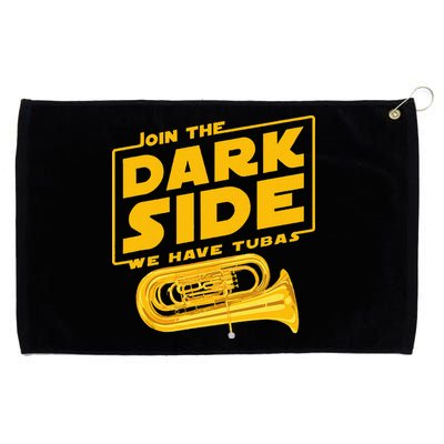 Join The Dark Side Tuba Player Grommeted Golf Towel