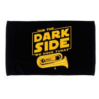 Join The Dark Side Tuba Player Microfiber Hand Towel