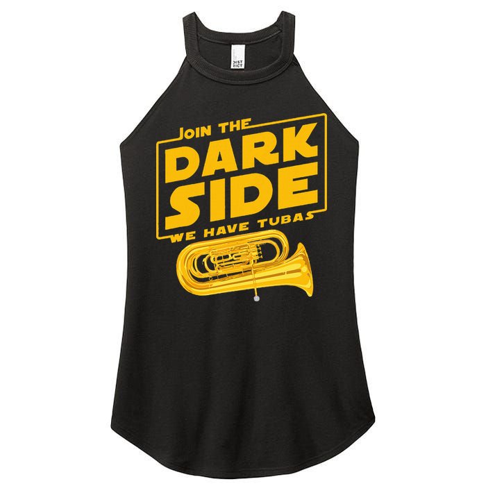 Join The Dark Side Tuba Player Women's Perfect Tri Rocker Tank