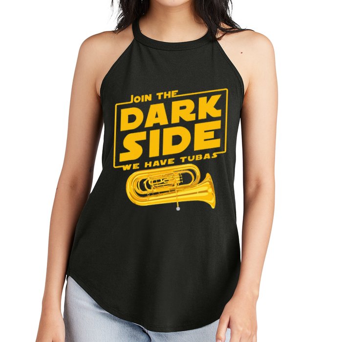 Join The Dark Side Tuba Player Women's Perfect Tri Rocker Tank
