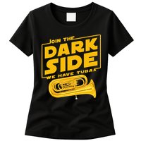 Join The Dark Side Tuba Player Womens T-Shirt