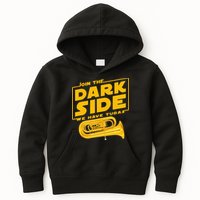 Join The Dark Side Tuba Player Kids Hoodie