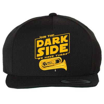 Join The Dark Side Tuba Player Wool Snapback Cap