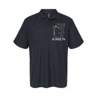 Jesus The Devil Saw Me With My Head Down Softstyle Adult Sport Polo