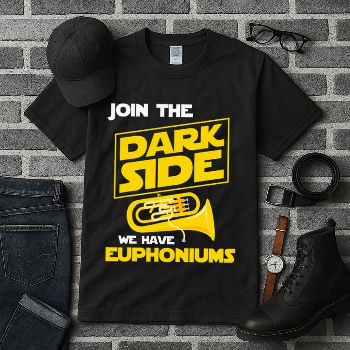 Join The Dark Side We Have Euphoniums Euphoniumist Brass Tall T-Shirt