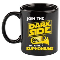Join The Dark Side We Have Euphoniums Euphoniumist Brass 11oz C Handle Ceramic Mug