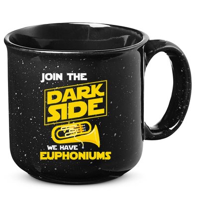 Join The Dark Side We Have Euphoniums Euphoniumist Brass 15oz Campfire Ceramic Mug
