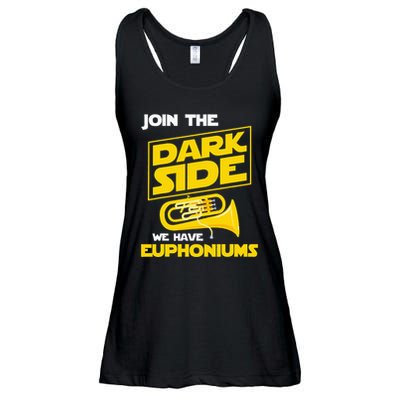 Join The Dark Side We Have Euphoniums Euphoniumist Brass Ladies Essential Flowy Tank