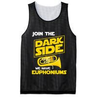 Join The Dark Side We Have Euphoniums Euphoniumist Brass Mesh Reversible Basketball Jersey Tank