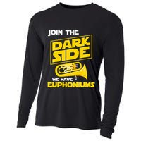 Join The Dark Side We Have Euphoniums Euphoniumist Brass Cooling Performance Long Sleeve Crew