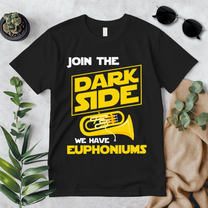 Join The Dark Side We Have Euphoniums Euphoniumist Brass Premium T-Shirt