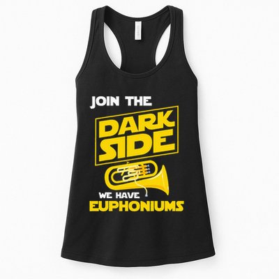Join The Dark Side We Have Euphoniums Euphoniumist Brass Womens Tank Top