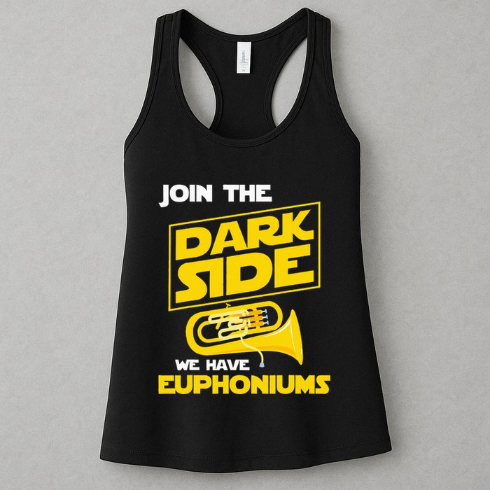 Join The Dark Side We Have Euphoniums Euphoniumist Brass Womens Tank Top