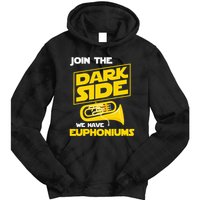 Join The Dark Side We Have Euphoniums Euphoniumist Brass Tie Dye Hoodie