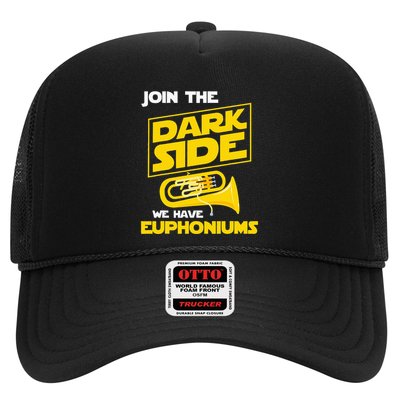 Join The Dark Side We Have Euphoniums Euphoniumist Brass Trucker Hat