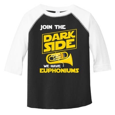 Join The Dark Side We Have Euphoniums Euphoniumist Brass Toddler Fine Jersey T-Shirt