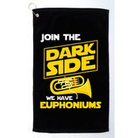 Join The Dark Side We Have Euphoniums Euphoniumist Brass Golf Towel