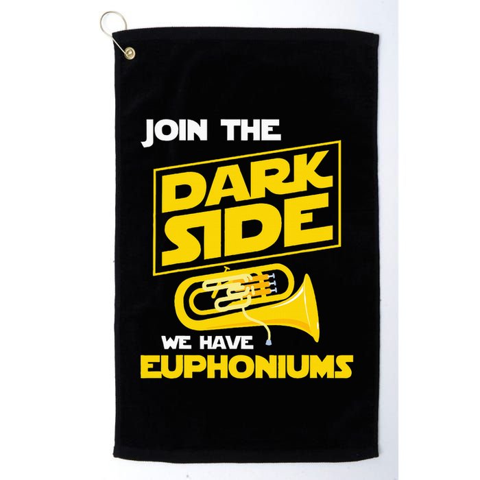 Join The Dark Side We Have Euphoniums Euphoniumist Brass Golf Towel