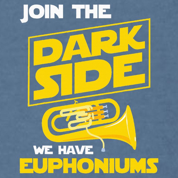 Join The Dark Side We Have Euphoniums Euphoniumist Brass Garment-Dyed Sweatshirt