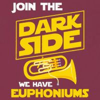 Join The Dark Side We Have Euphoniums Euphoniumist Brass 16oz Travel Tumbler