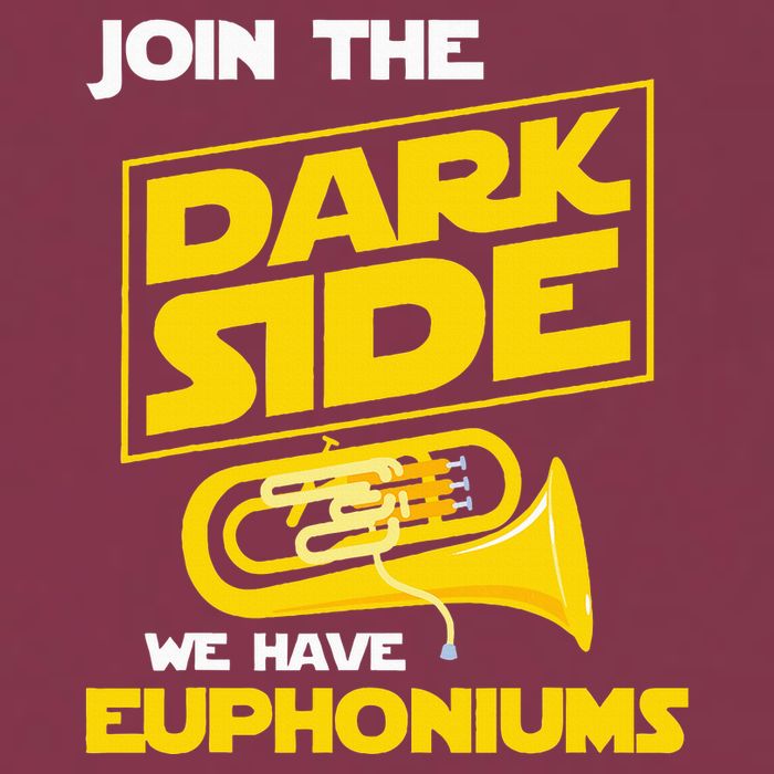 Join The Dark Side We Have Euphoniums Euphoniumist Brass 16oz Travel Tumbler