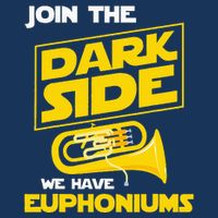 Join The Dark Side We Have Euphoniums Euphoniumist Brass Infant Baby Jersey Bodysuit