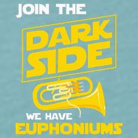 Join The Dark Side We Have Euphoniums Euphoniumist Brass Sueded Cloud Jersey T-Shirt