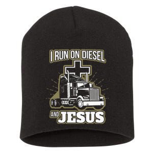 Jesus Truck Driver Christian Trucker Short Acrylic Beanie