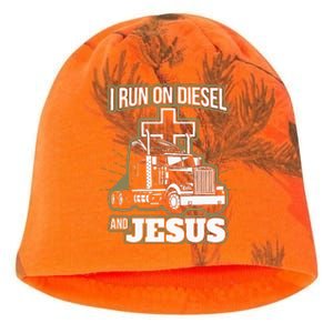 Jesus Truck Driver Christian Trucker Kati - Camo Knit Beanie