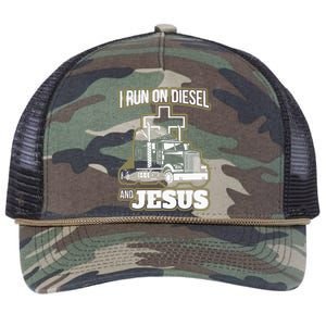 Jesus Truck Driver Christian Trucker Retro Rope Trucker Hat Cap