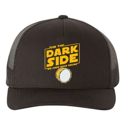 Join The Dark Side Bass Drum Player Yupoong Adult 5-Panel Trucker Hat