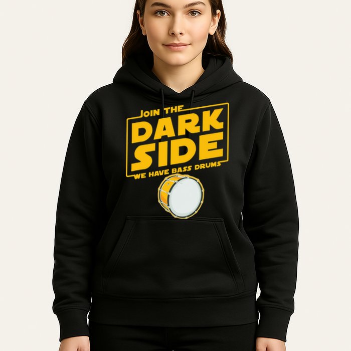 Join The Dark Side Bass Drum Player Hoodie