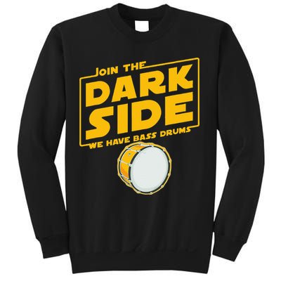 Join The Dark Side Bass Drum Player Sweatshirt
