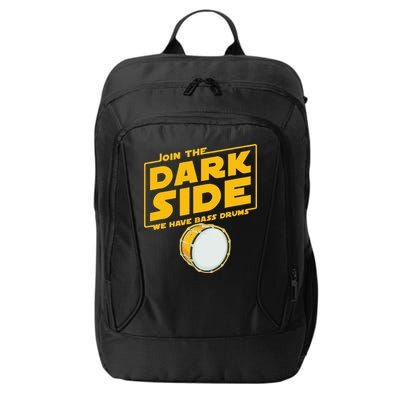 Join The Dark Side Bass Drum Player City Backpack