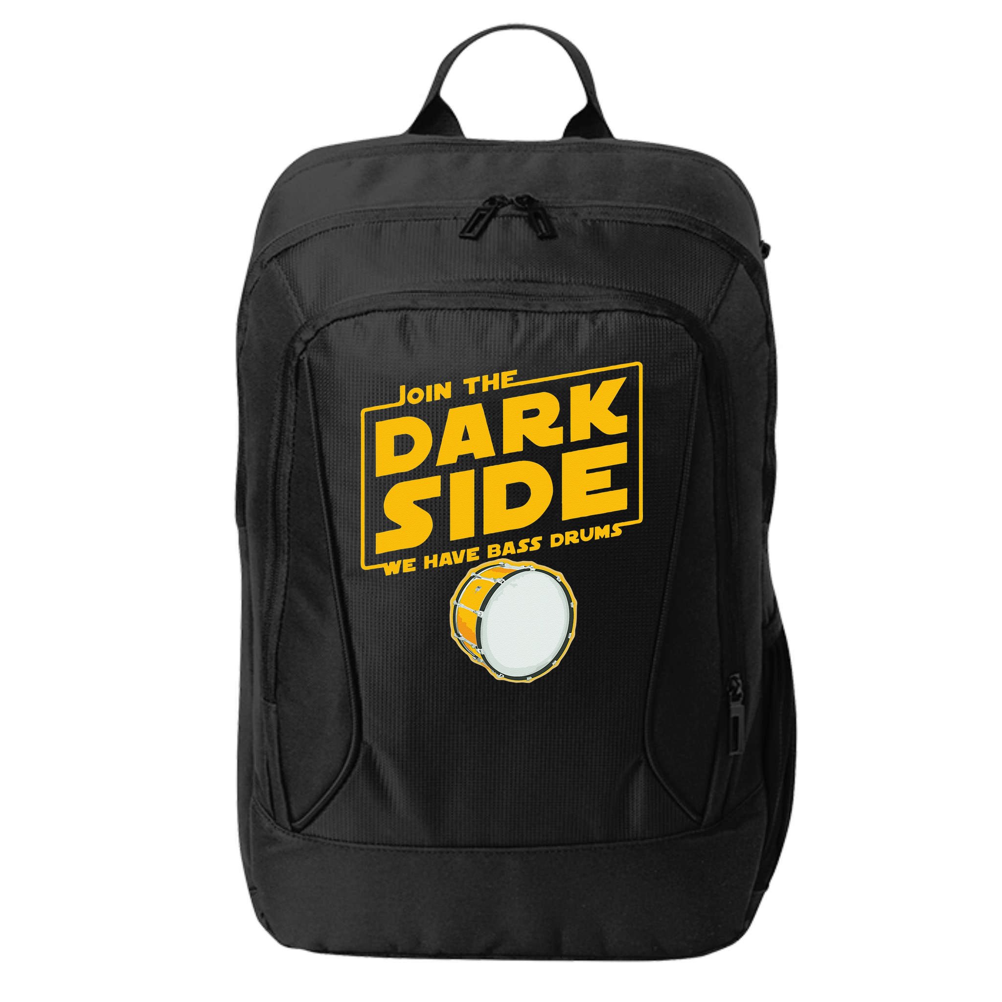 Join The Dark Side Bass Drum Player City Backpack