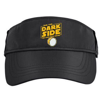 Join The Dark Side Bass Drum Player Adult Drive Performance Visor